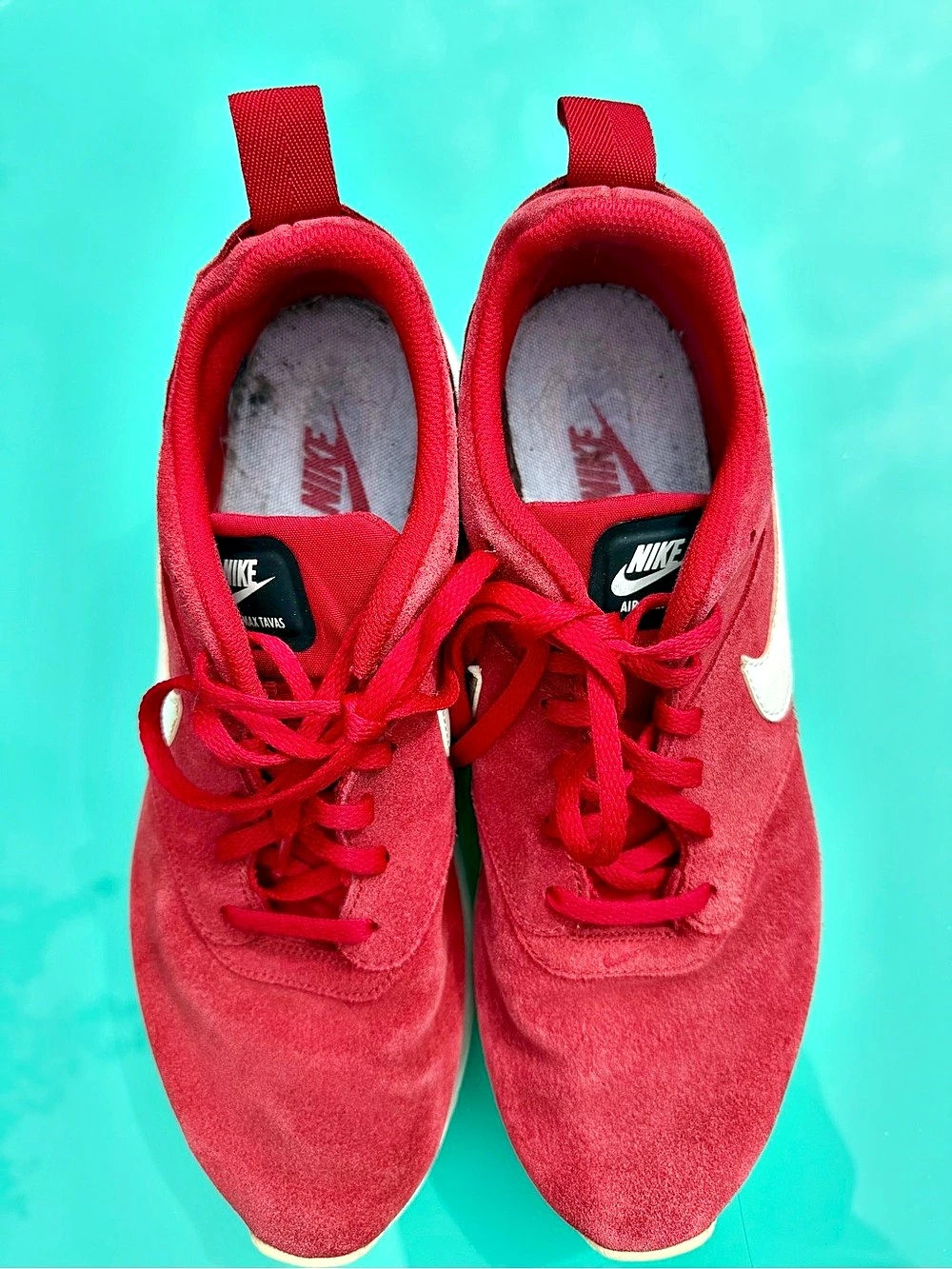 Nike Air Max 1 Red White Sneakers US 9.5